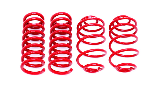 BMR Suspension Lowering Spring Kit for 67-72 A-Body - Set of 4 - Red