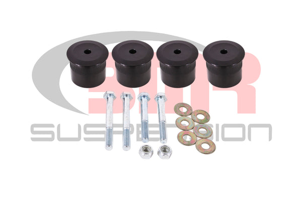 BMR S550 Mustang 15-17 Differential Bushing Kit - Aluminum - Black