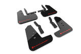 Rally Armor 2024+ Ford Mustang Black UR Mud Flap w/ Red Logo