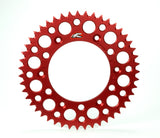 Renthal 84-24 Honda CR 125R-500R/CRF 450L/250R/450RL/RX/X Rear Grooved Sprocket - Red 520-51P Teeth