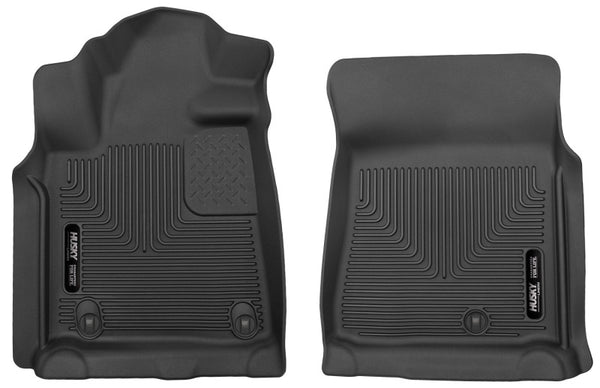 Husky Liners X-Act Contour Floor Liners for 2007-2011 Toyota Tundra (Crew/Ext/Std Cab) - Black