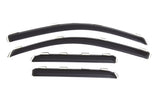 AVS 15-18 Chevy Silverado 2500 Ext. Cab Ventvisor Front & Rear Window Deflectors 4pc - Smoke