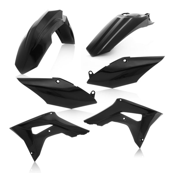 Acerbis Black Plastics Kit for Honda CRF250R/CRF450R/CRF450R-S (20172022)