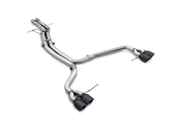 AWE Tuning Touring Edition Cat-Back Exhaust for Porsche Macan - Diamond Black 102mm Tips