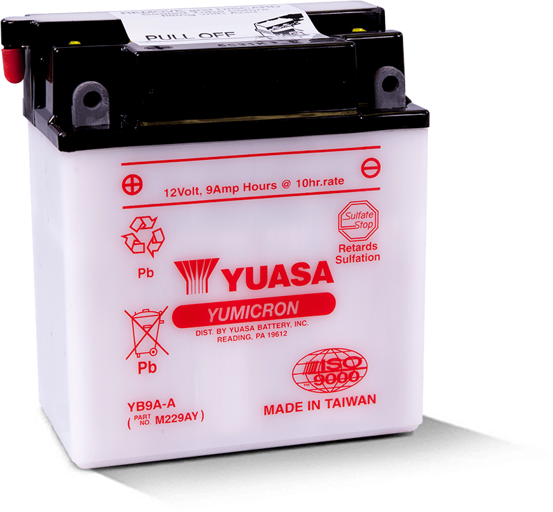 Yuasa YB9A-A Yumicron 12-Volt Battery