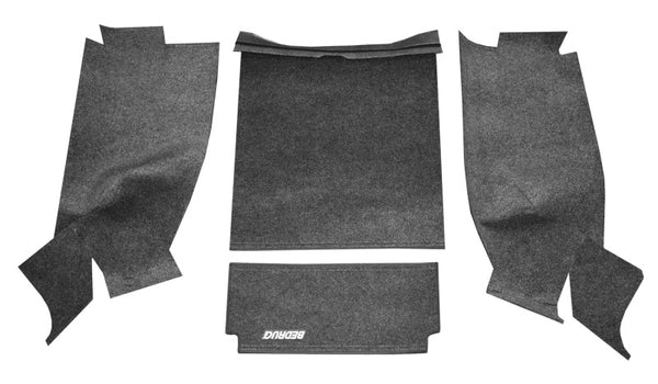 BedRug 4pc Cargo Kit w/ Tailgate & Cargo Liner for 1987-1995 Jeep Wrangler YJ