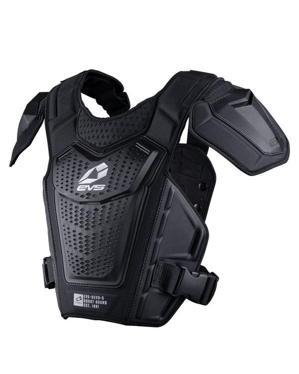 EVS Revo 5 Roost Deflector Black/White - Large/XL