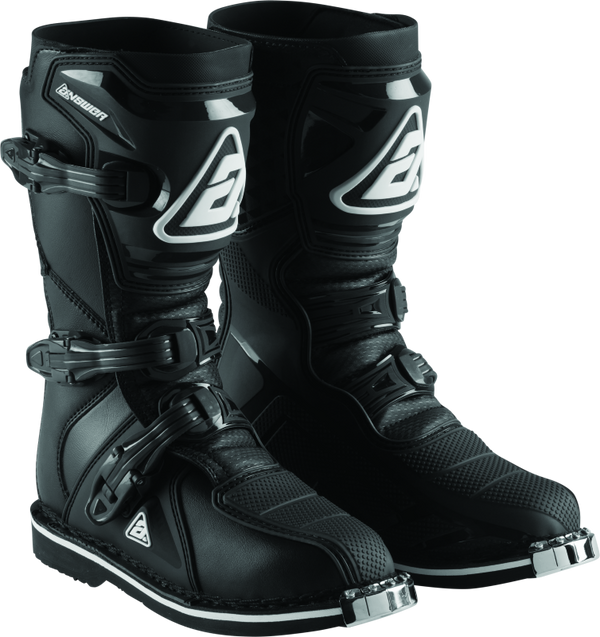 Answer AR1 Youth Motorcycle Boots Black - Size 5