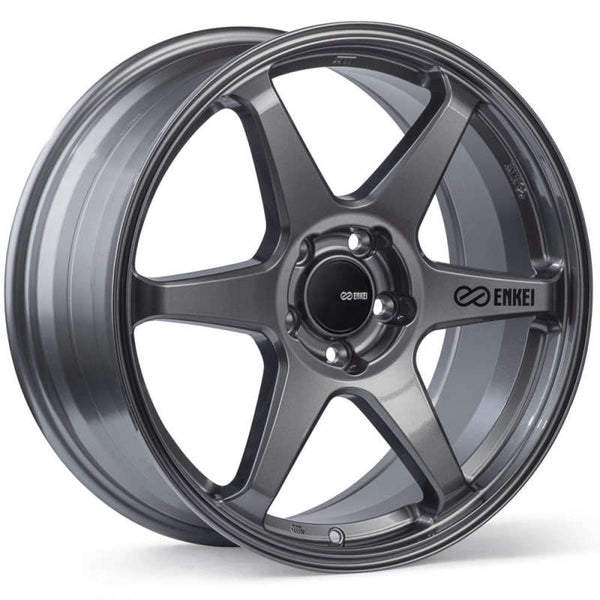 Enkei T6R 18x9.5 Wheel - 45mm Offset, 5x120 Bolt Pattern, 72.6 Bore, Gloss Gunmetal
