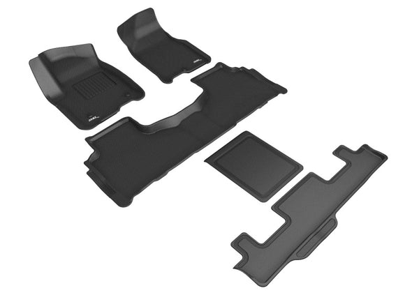 3D MAXpider 21-24 Chevrolet Tahoe 7-Seat Kagu Black R1 R2 R3