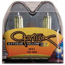 Load image into Gallery viewer, Hella Optilux H11 55W XY Extreme Yellow Bulbs (Pair)