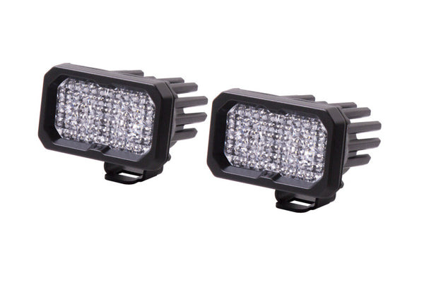 Diode Dynamics Stage Series 2" LED Pod Light - White Flood (Pair)