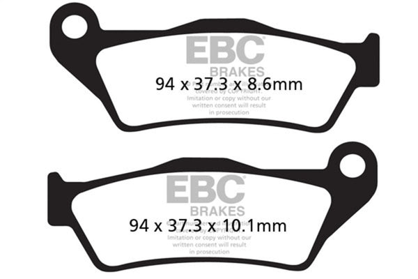 EBC 05-08 BMW HP2 (Enduro-Disc Fitting Kit Req) Rear Left Sintered HH Brake Pads