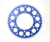 Renthal 2017/20-23 Husqvarna FE 250/ 350/ 450 Rear Grooved Sprocket - Blue 520-52P Teeth