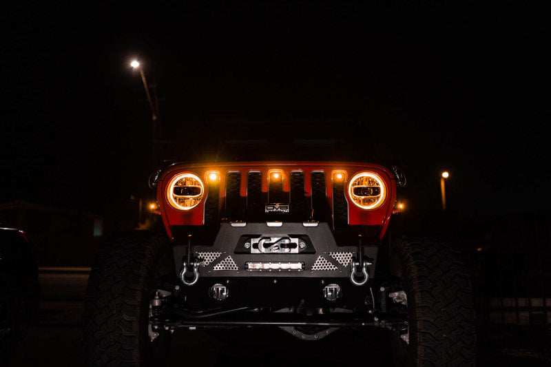 DV8 Offroad 2018+ Jeep JL Grill Amber Marker Lights