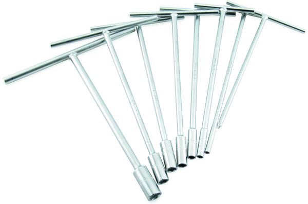 BikeMaster Metric T-Handle Tool Set 6mm18mm (6, 8, 10, 11, 12, 14, 18mm)