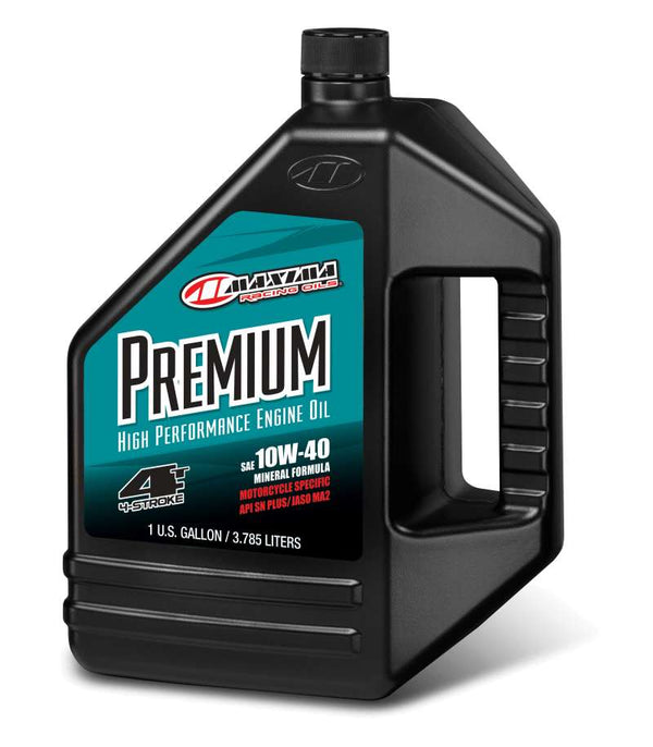 Maxima Premium 4T 10W40 Mineral Engine Oil - 128oz