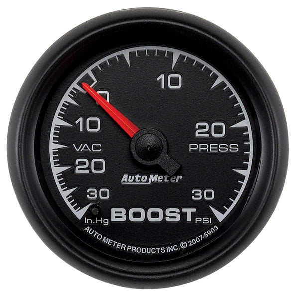 AutoMeter ES 52mm Mechanical Boost/Vacuum Gauge - 1/8" NPT