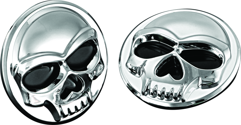 Kuryakyn Universal Zombie Medallions 2in Diameter Chrome