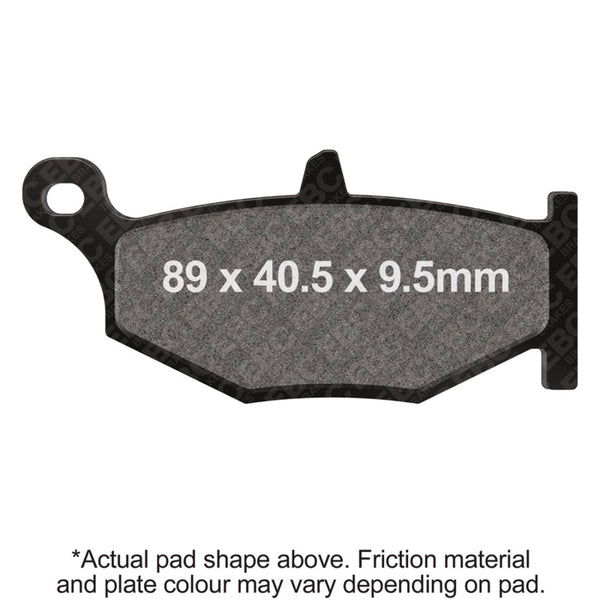EBC Suzuki DL 1000 V-Strom (w/ABS) Rear Left/Right FA-SFA-TT-X Brake Pads