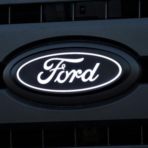 Putco 21-22 Ford F-150 Front Luminix Ford LED Emblem - w/ Camera CutOut