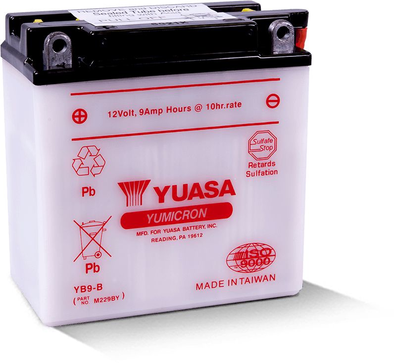 Yuasa YB9-B Yumicron 12-Volt Battery