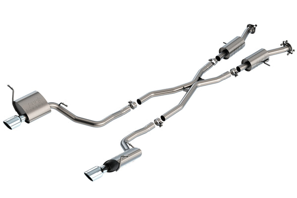 Borla Jeep Grand Cherokee 3.6L V6 2/4WD S-Type 2.25in Cat-Back Exhaust (14-20)