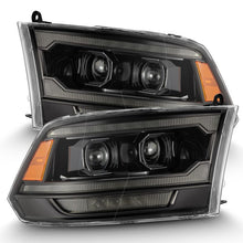 Load image into Gallery viewer, AlphaRex 09-18 RAM 1500 PRO-Series Proj Headlights Alpha-Black w/Sequential Signal &amp; Top/Middle DRL