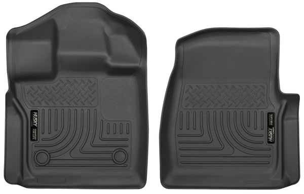 Husky Liners WeatherBeater Front Floor Liners for 2015-2023 Ford F-150 Standard Cab Pickup - Black