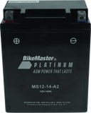 BikeMaster AGM Battery - MS12-14-A2