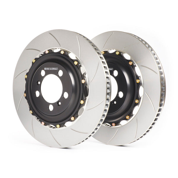 GiroDisc Zinc Plated Slotted Front Rotors for 2021+ Volkswagen Golf R