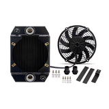 Mishimoto Universal Aluminum Radiator Threaded 16AN Inlet/Outlet Black Finish Multiple Mounting Points P/N MISMMRAD-UNI-DRGBK