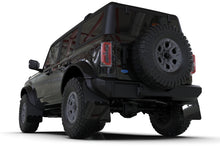 Load image into Gallery viewer, Rally Armor 21-24 Ford Bronco (Plstc Bmpr + RB - NO Rptr/Sprt) Blk Mud Flap w/Met. Blk Logo