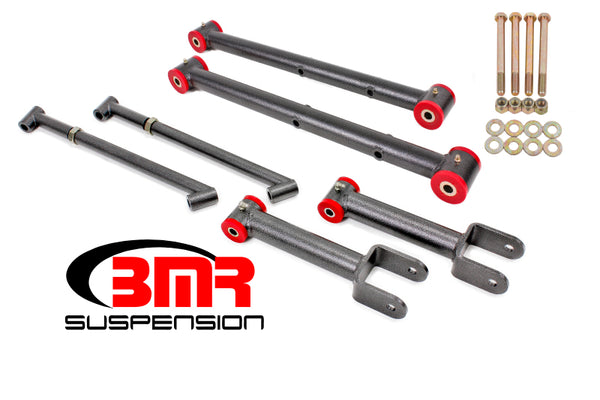 BMR A-Body Non-Adjustable Rear Suspension Kit 68-72 - Black Hammertone