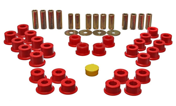 Energy Suspension Rear Control Arm Bushing Set for 90-97 Mazda Miata - Red