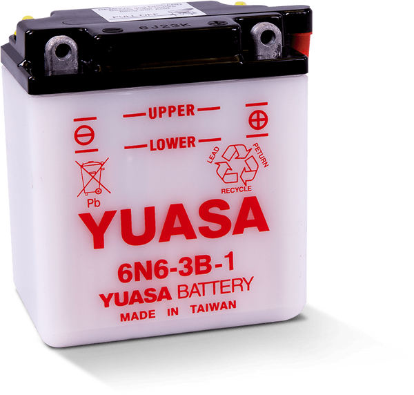 Yuasa 6N6-3B-1 Conventional 6-Volt Battery
