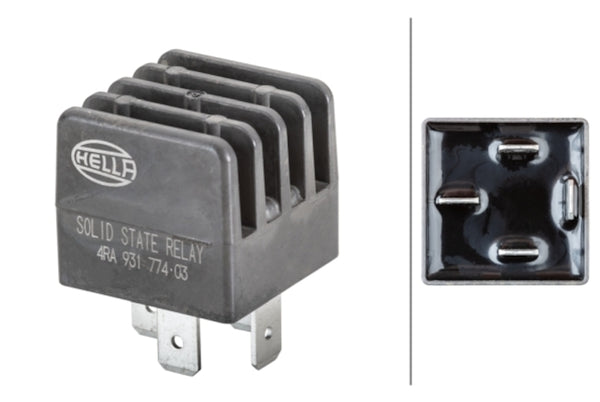 Hella 12V 20/20 Amp Main Current Relay - Reliable Light Accessories