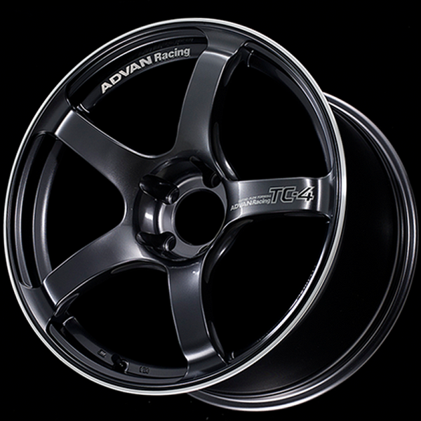 Advan TC4 18x9.5 +12 5x114.3 Gunmetallic Racing Wheel