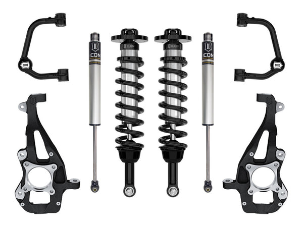 ICON 21-23 Ford F150 4WD 3.5-4.5in  Stage 1 Suspension System With Tubular Upper Control Arms