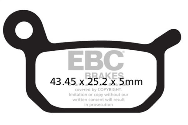 EBC 04-06 Cobra Moto King 50 Front Left FA-SFA-X Brake Pads