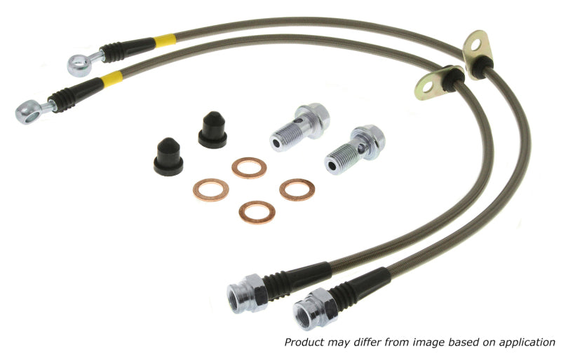 StopTech 03-09 Mercedes E55/E63 / 03-10 E320/E350 Coupe / 03-09 E500/E550 Rear SS Brake Line Kit