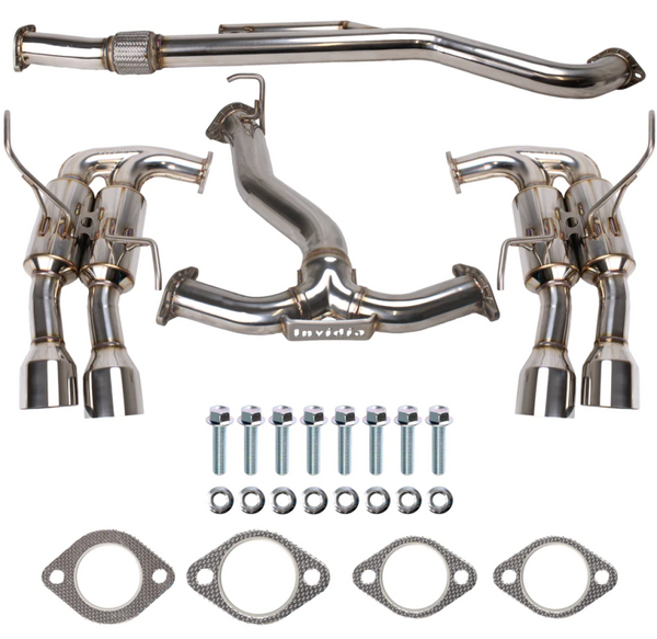 Invidia Gemini Quad Stainless Steel Cat-Back Exhaust for 2022+ Subaru WRX