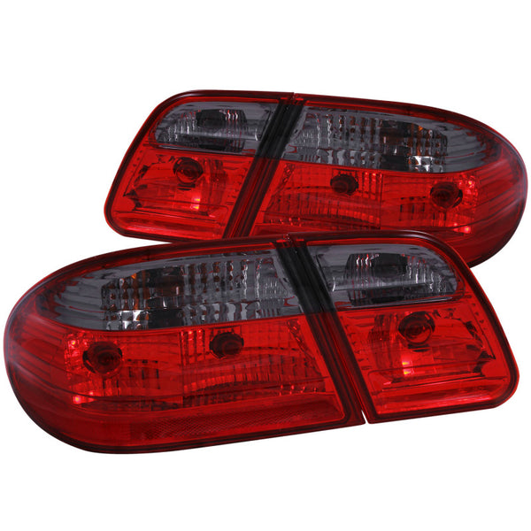 ANZO Red/Smoke Tail Lights Pair for Mercedes-Benz E-Class W210 (19962002) 4Dr