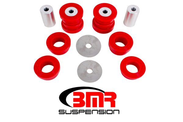 BMR Polyurethane Rear Cradle Bushing Kit for 15-17 S550 Mustang - Red