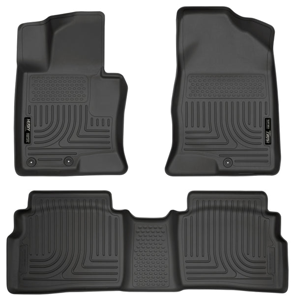 Husky Liners 2011-2012 Hyundai Sonata WeatherBeater Black Floor Liners