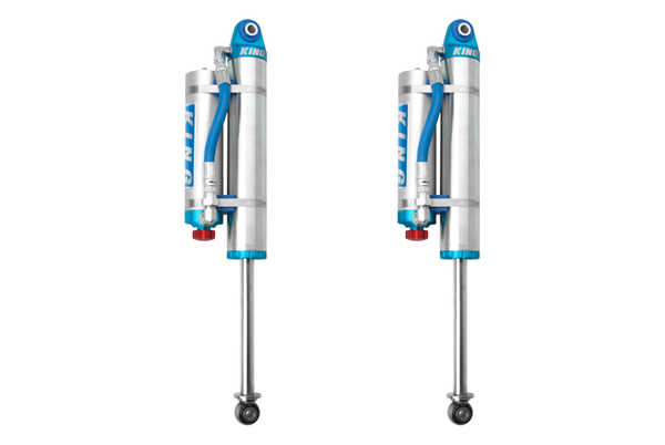 King Shocks 07-18 Chevrolet Silverado 1500 Rear 2.5 Dia Piggy Hose Res Shock w/Adjuster (Pair)