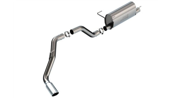 Borla Cat-Back Exhaust System for 2019-2022 RAM 2500/3500 6.4L V8 2/4WD - S-TYPE with Silver Tips