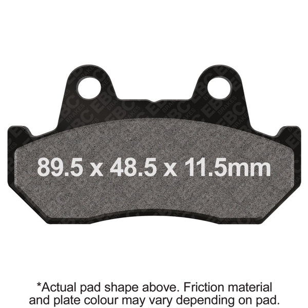 EBC 1987 Honda VF 700 C Magna Front Left/Right Semi-Sintered V Brake Pads