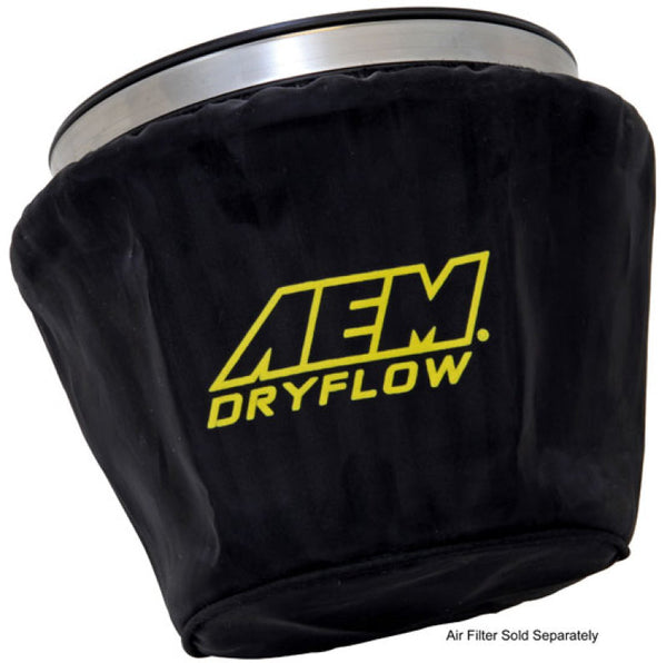 AEM Air Filter Wrap Pre-Filter - Black - 7.5in L x 5in W x 5in H