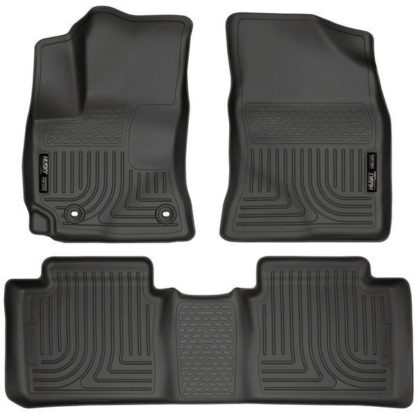 Husky Liners 2015 Toyota Corolla Weatherbeater Black Front & 2nd Seat Floor Liners